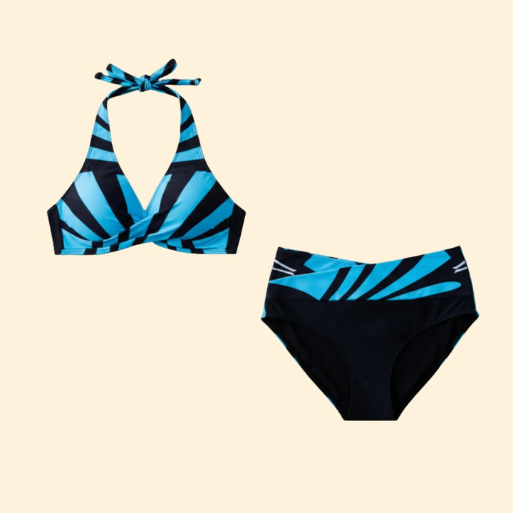 Women's Geometric Print Bikini Set