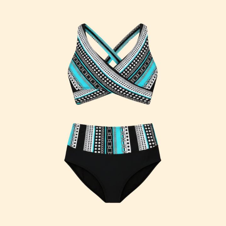 Women's Geometric Print Bikini Set