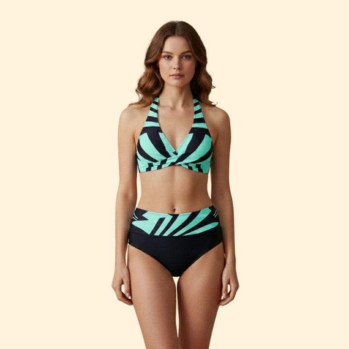 Women's Geometric Print Bikini Set