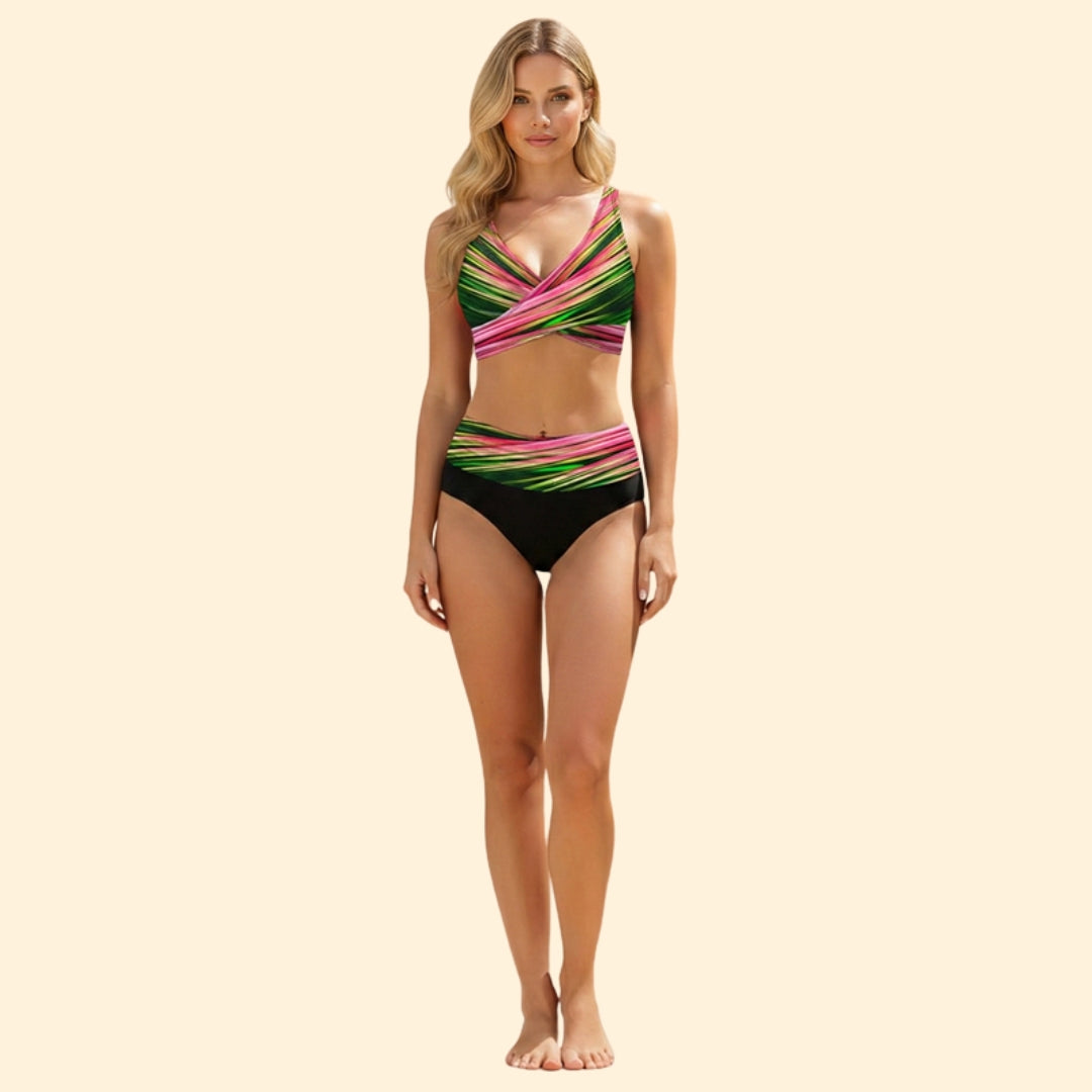 Women's Geometric Print Bikini Set
