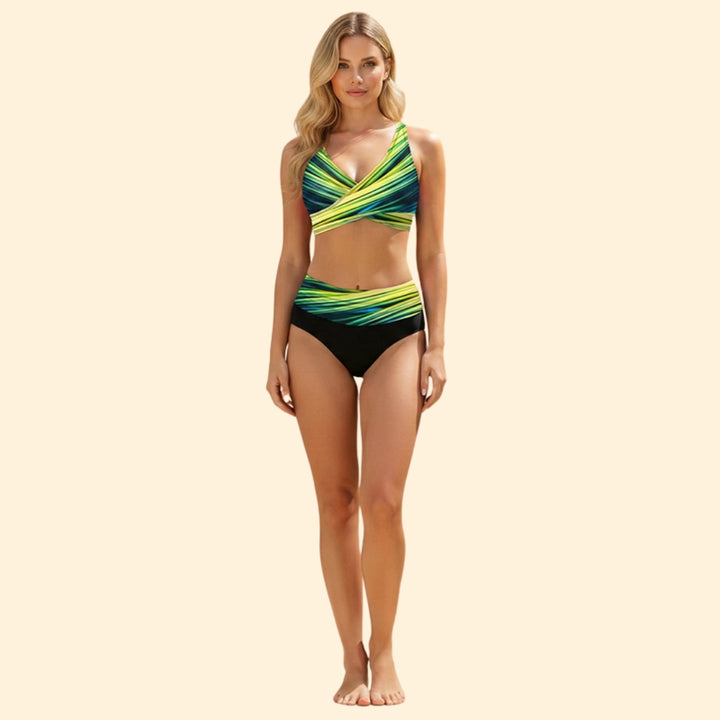 Women's Geometric Print Bikini Set