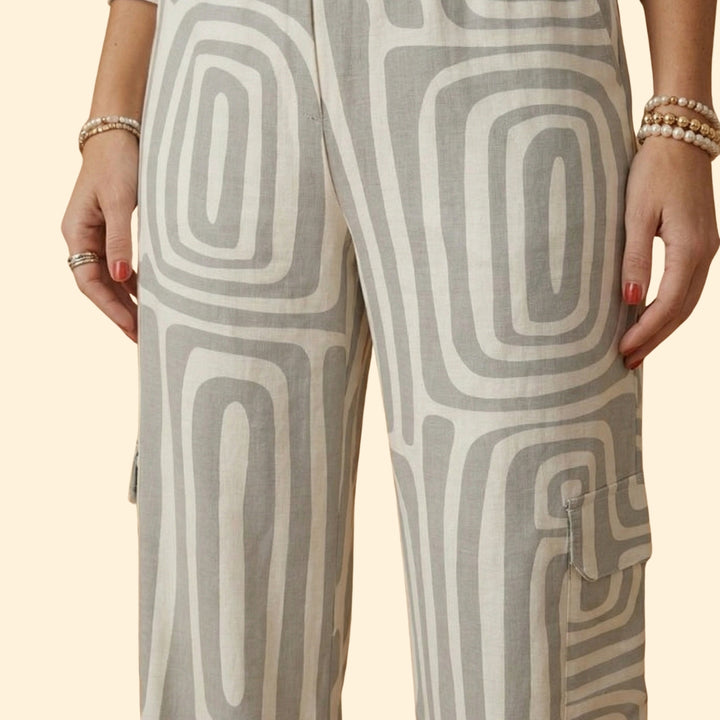 Women's Geometric Print Set