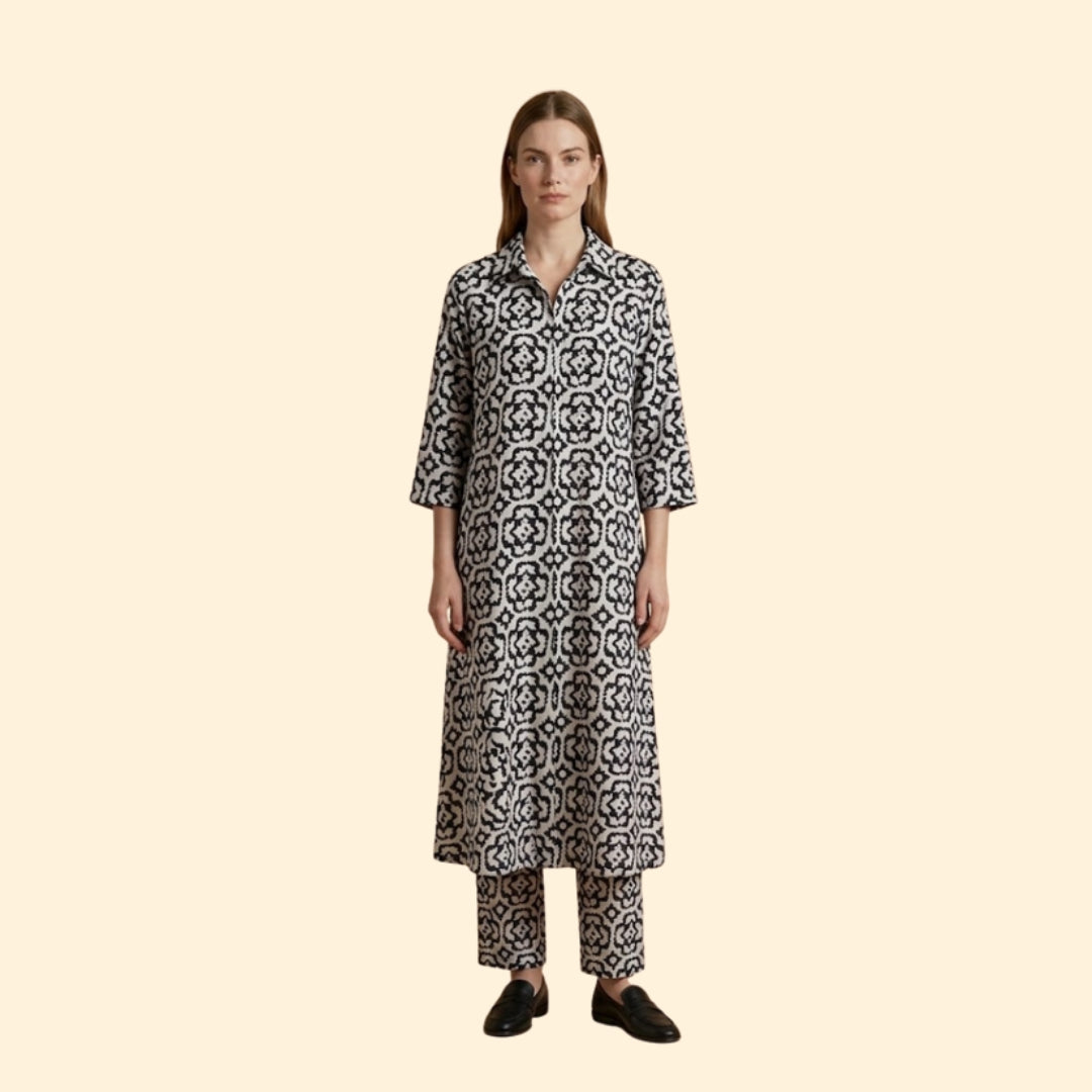 Women's Geometric Two-Piece Set
