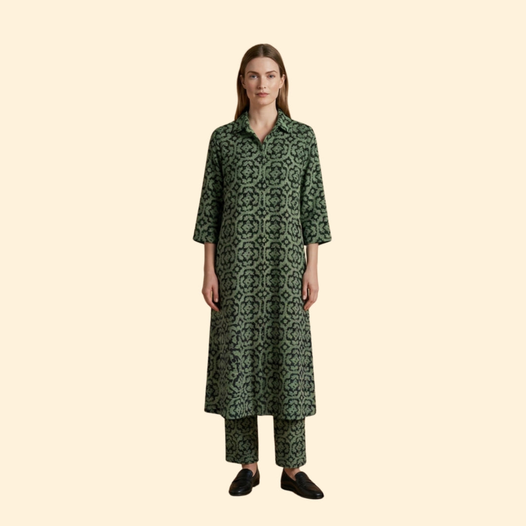 Women's Geometric Two-Piece Set