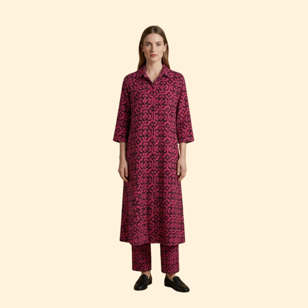 Women's Geometric Two-Piece Set