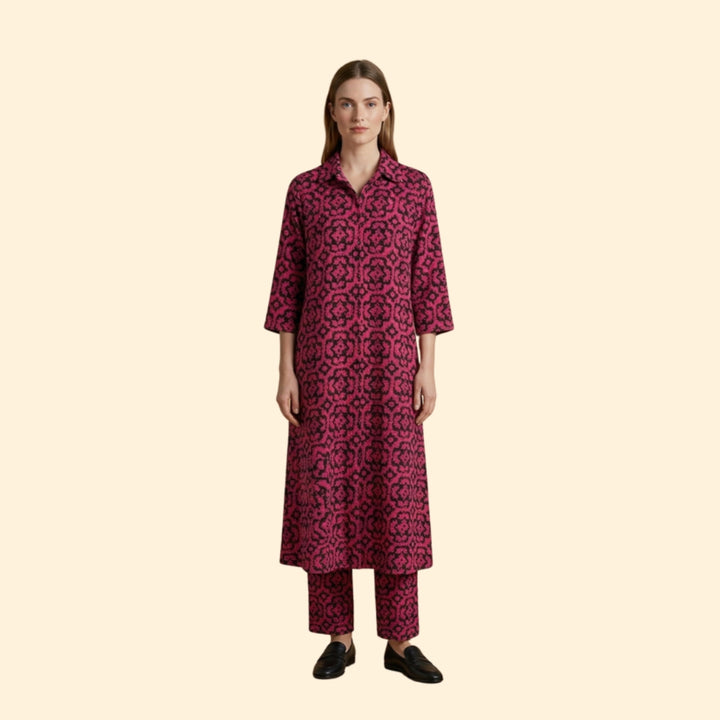 Women's Geometric Two-Piece Set