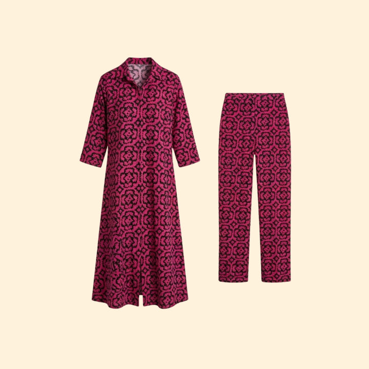 Women's Geometric Two-Piece Set