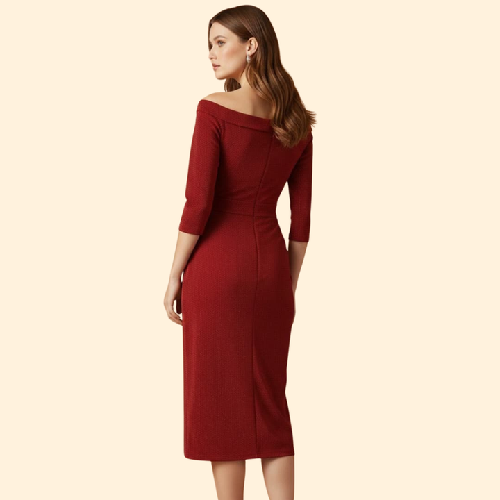 Women's Glitter Off-Shoulder Dress