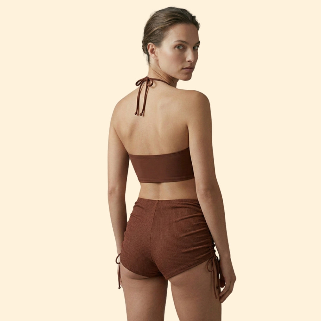 Women's Halter Crop Set