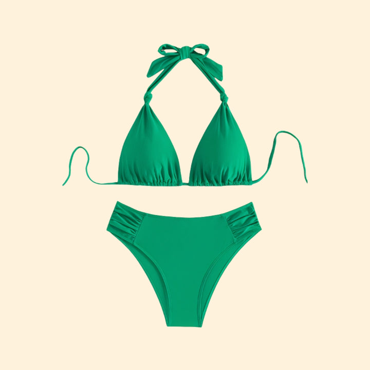 Women's Halter Neck Bikini Set