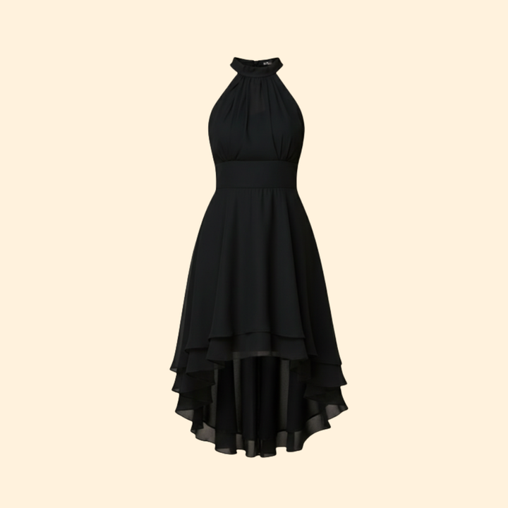Women's Halter Neck Chiffon Dress