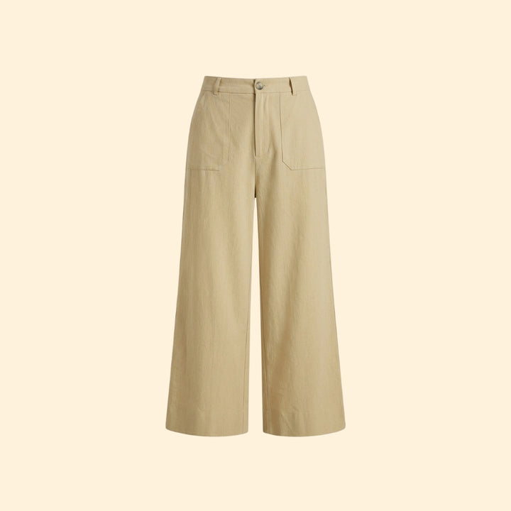 Women's High-Waisted Relaxed Trousers
