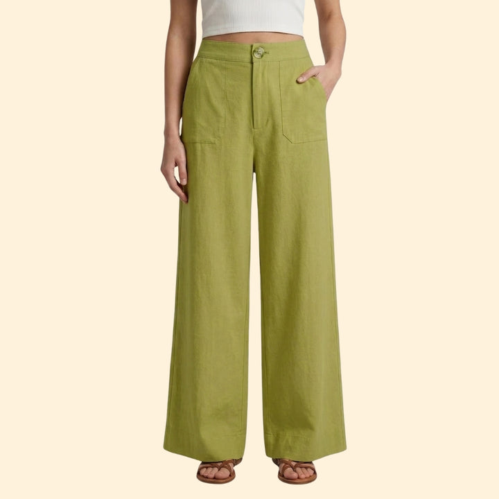 Women's High-Waisted Relaxed Trousers