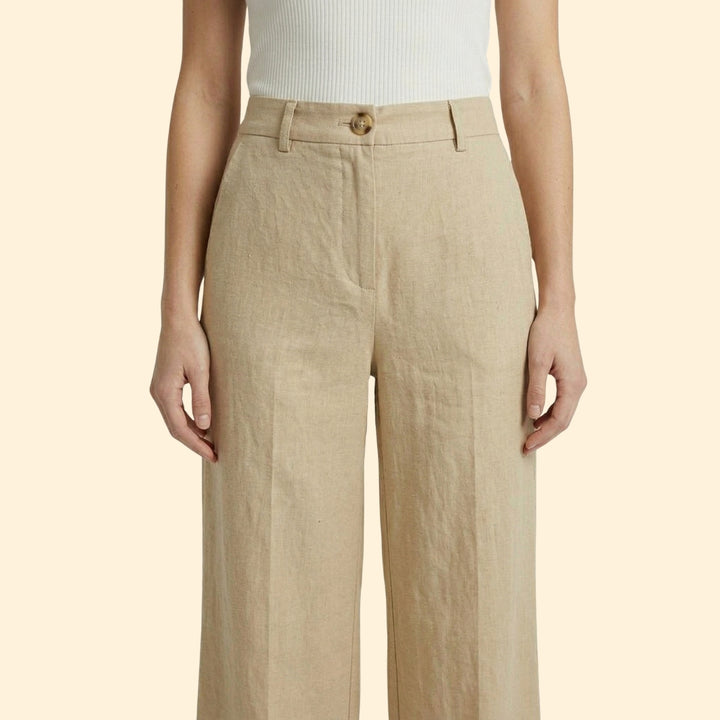 Women's High-Waisted Relaxed Trousers