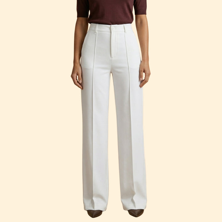 Women's High-Waisted Tailored Trousers