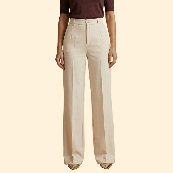Women's High-Waisted Tailored Trousers