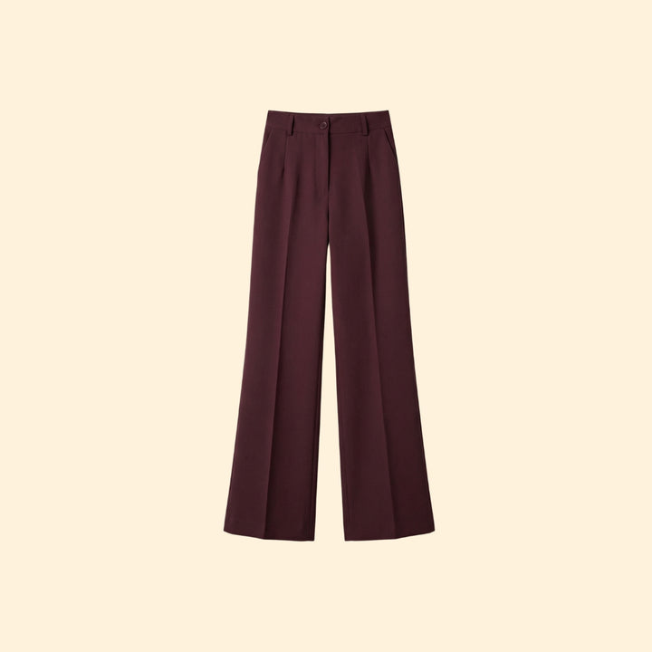Women's High-Waisted Tailored Trousers