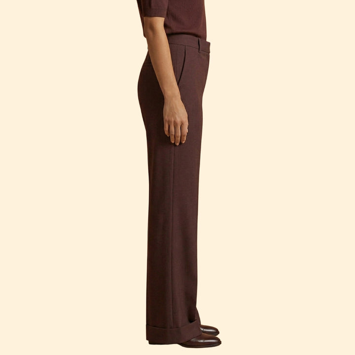 Women's High-Waisted Tailored Trousers