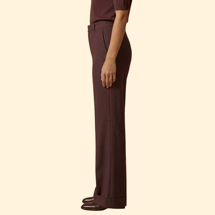 Women's High-Waisted Tailored Trousers