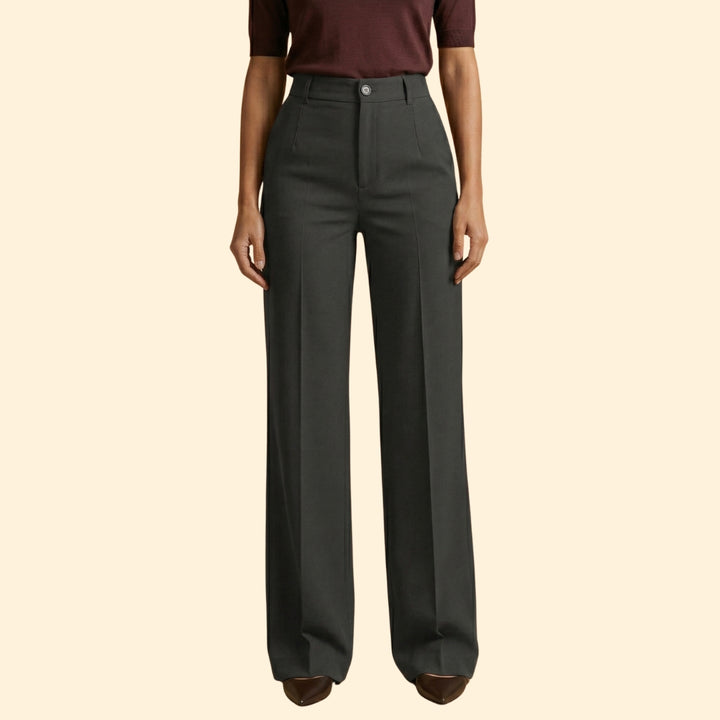 Women's High-Waisted Tailored Trousers