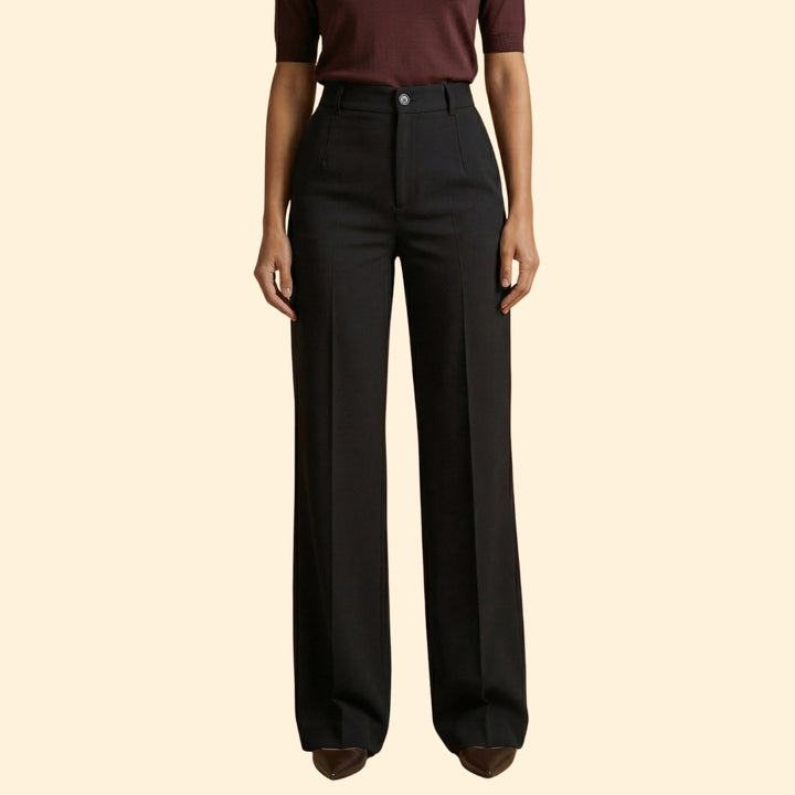 Women's High-Waisted Tailored Trousers