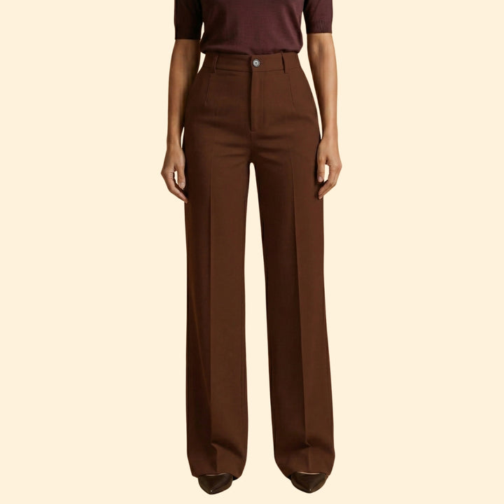 Women's High-Waisted Tailored Trousers