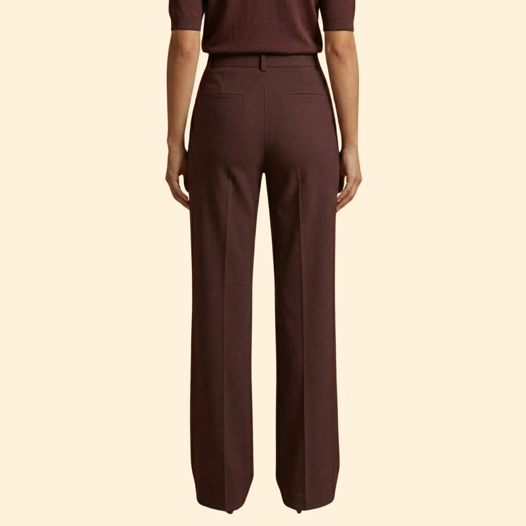 Women's High-Waisted Tailored Trousers