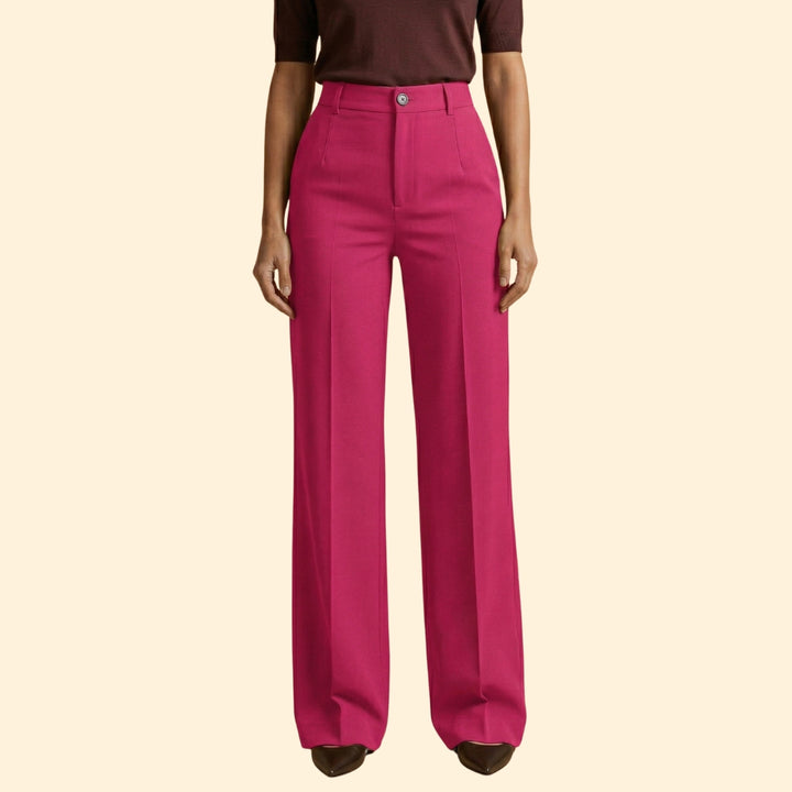 Women's High-Waisted Tailored Trousers