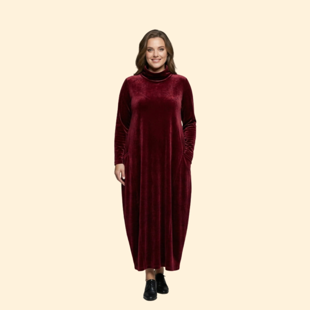 Women’s High Neck Maxi Dress