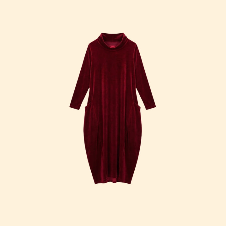 Women’s High Neck Maxi Dress