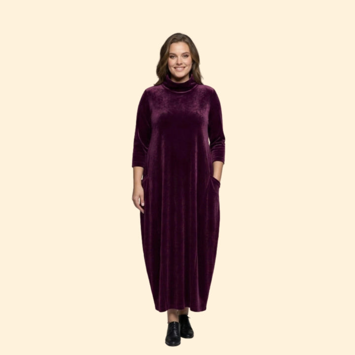 Women’s High Neck Maxi Dress