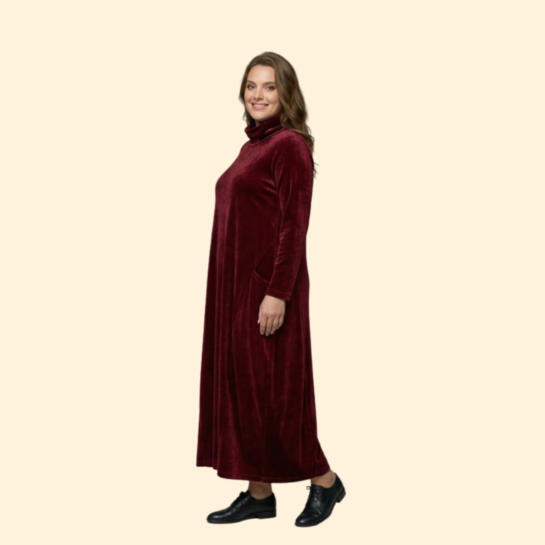 Women’s High Neck Maxi Dress