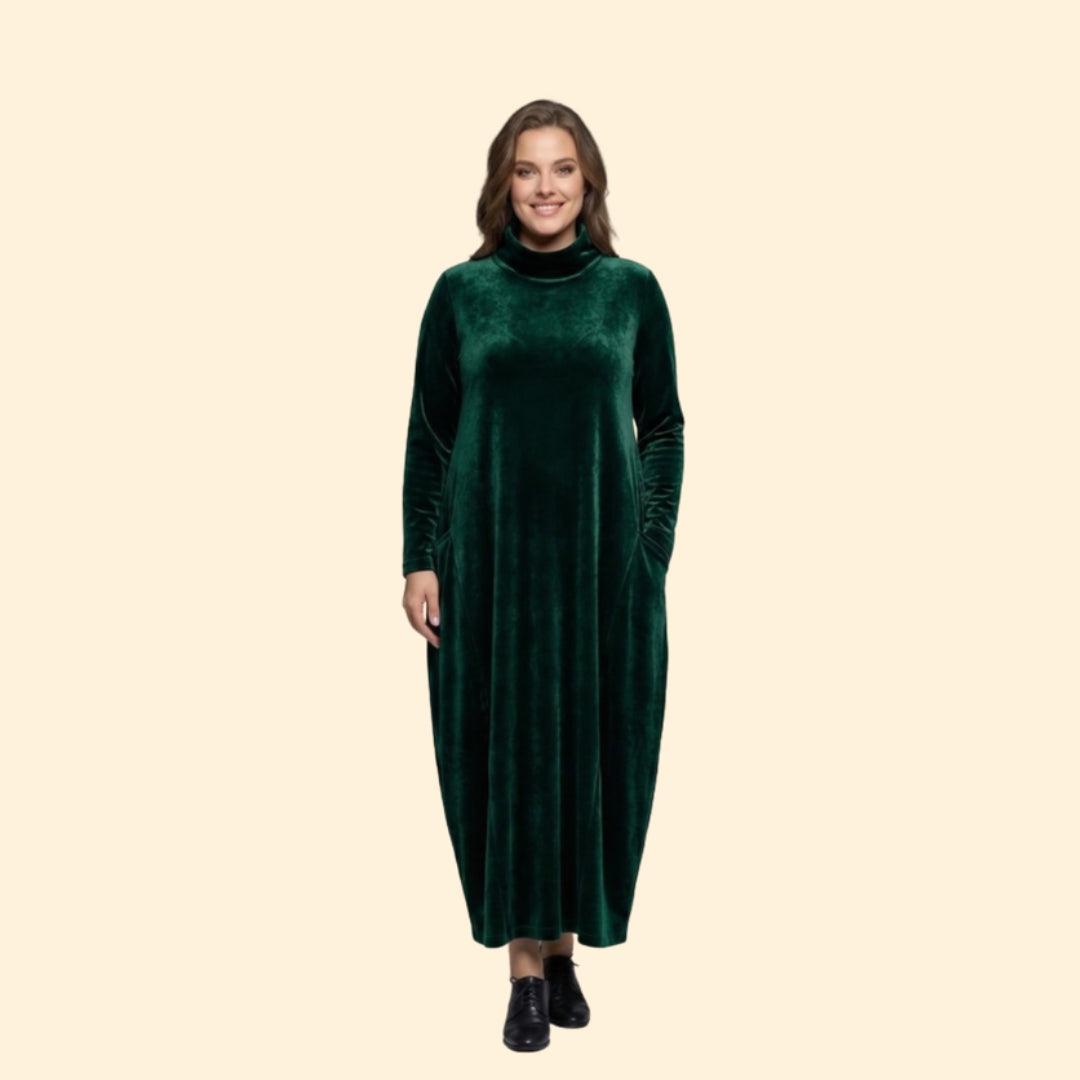 Women’s High Neck Maxi Dress