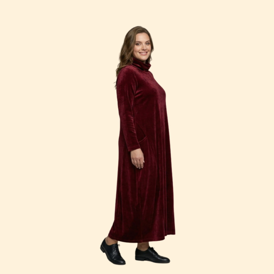 Women’s High Neck Maxi Dress