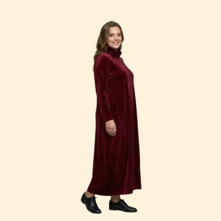Women’s High Neck Maxi Dress