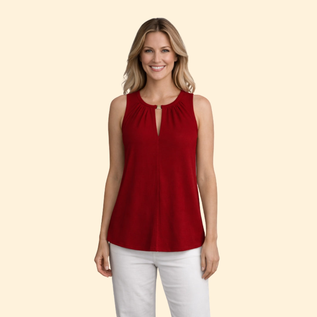 Women's Keyhole Neck Top