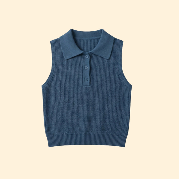 Women's Knit Polo Top