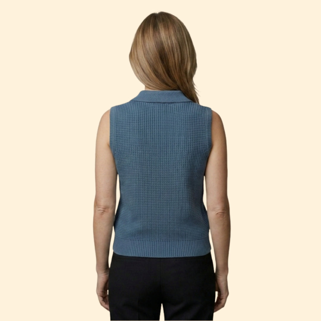 Women's Knit Polo Top