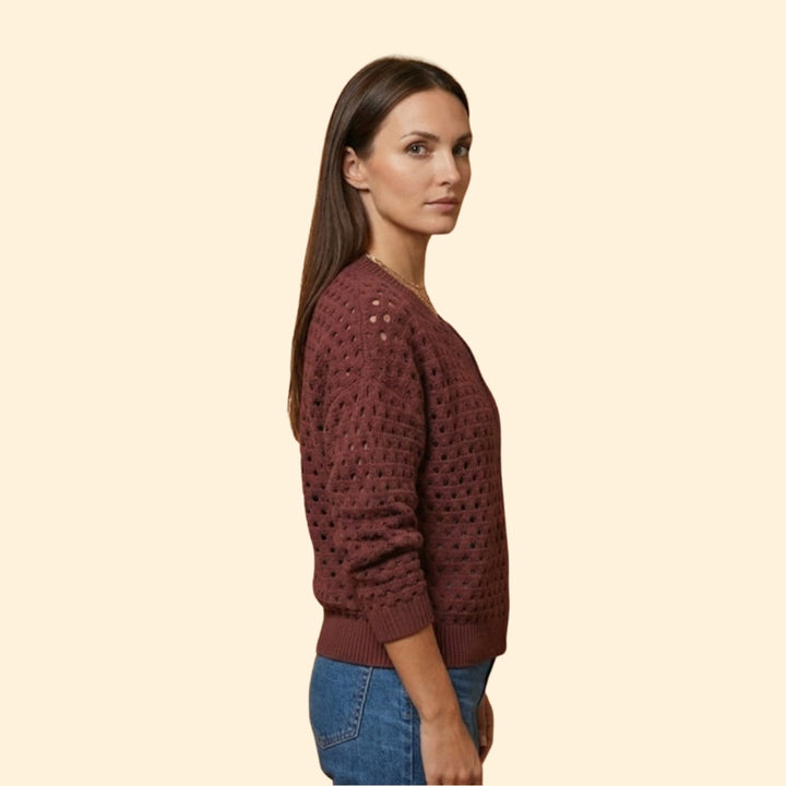 Women's Knit Zip Cardigan