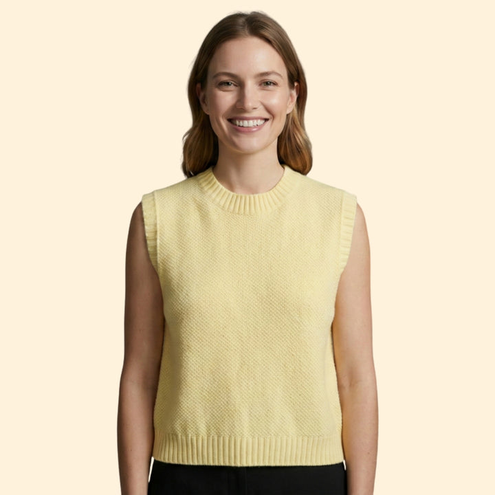Women's Knitted Back Tie Top
