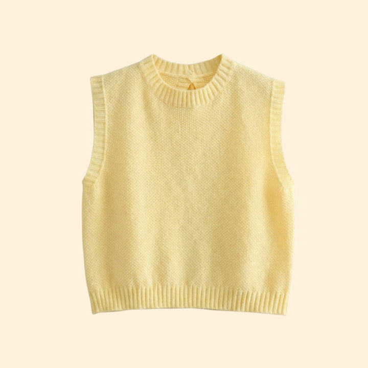 Women's Knitted Back Tie Top