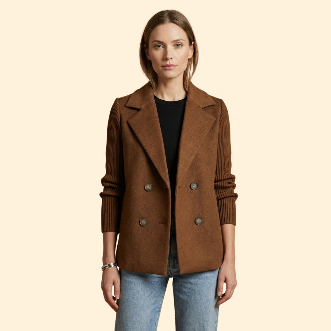 Women's Knitted Sleeve Coat