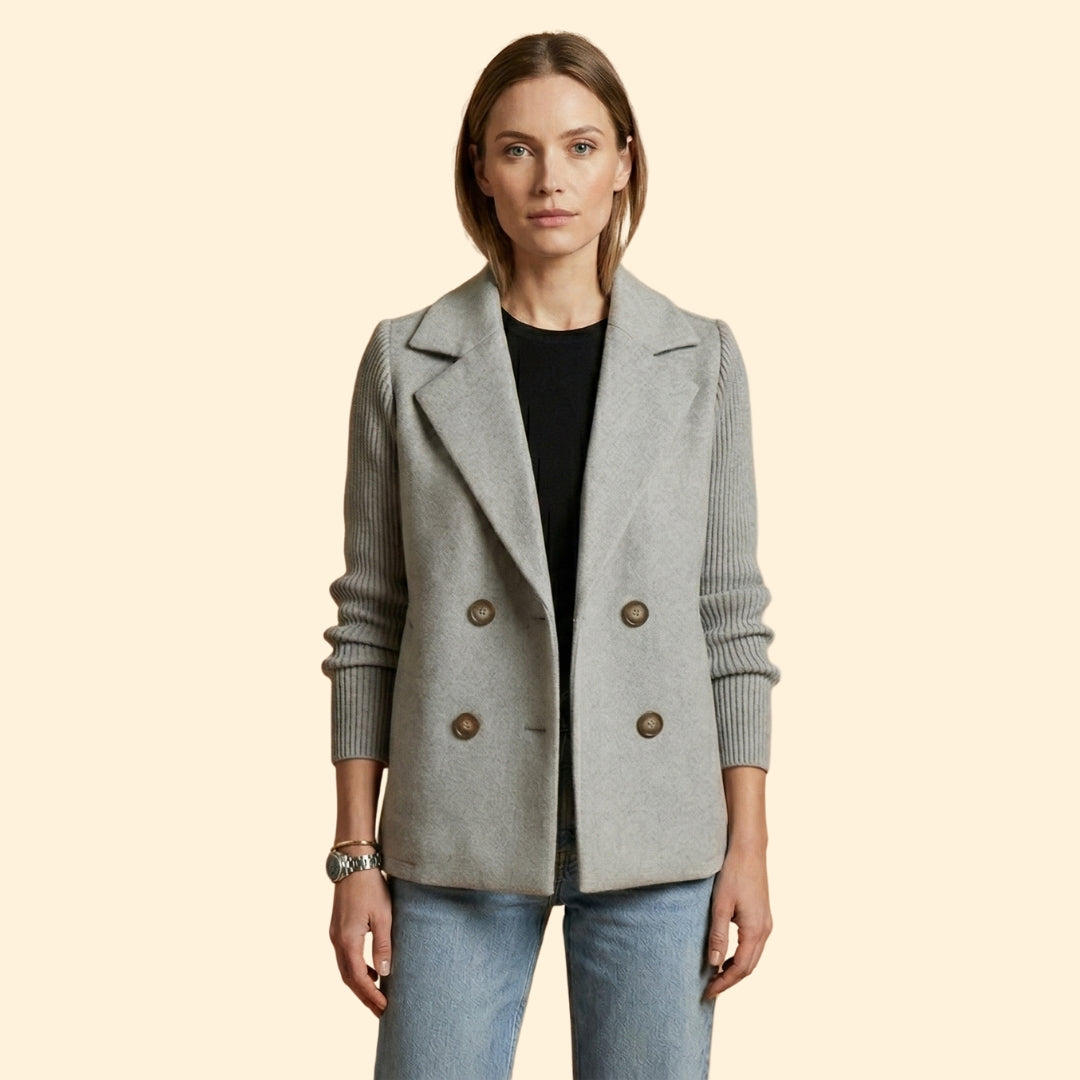 Women's Knitted Sleeve Coat