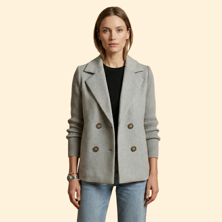 Women's Knitted Sleeve Coat