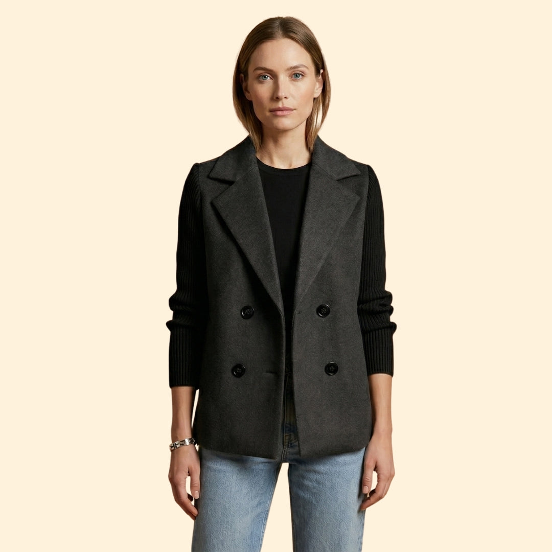 Women's Knitted Sleeve Coat
