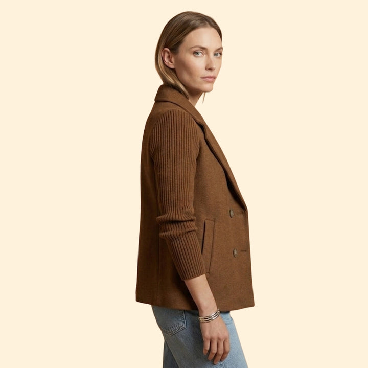 Women's Knitted Sleeve Coat