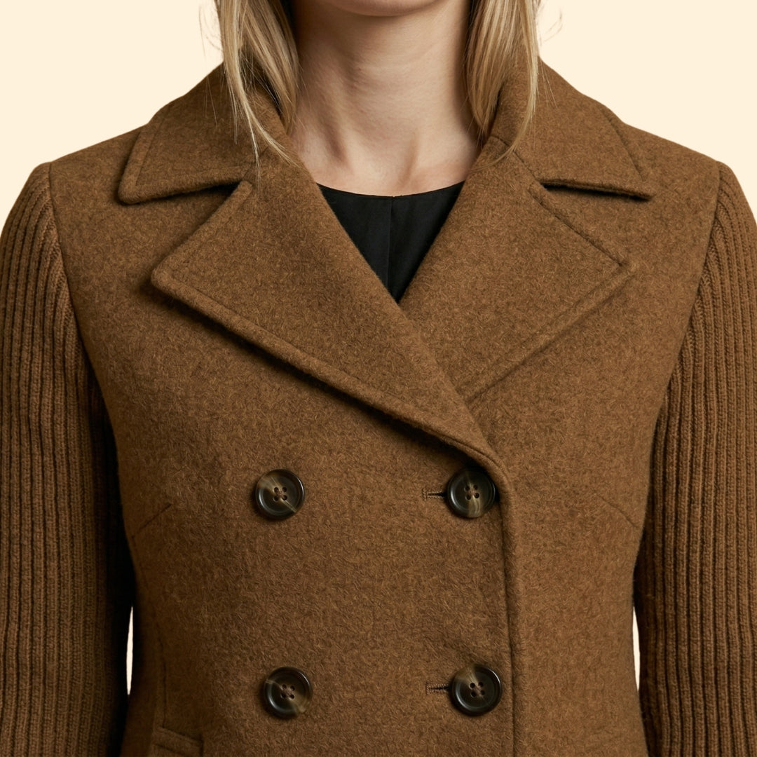 Women's Knitted Sleeve Coat
