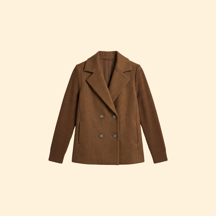 Women's Knitted Sleeve Coat