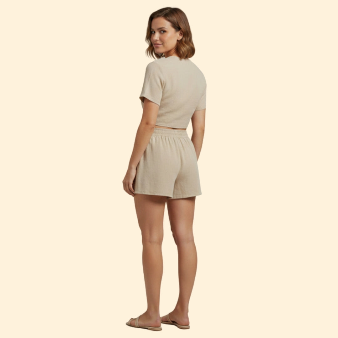 Women's Knotted Casual Set