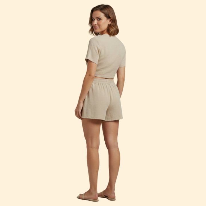 Women's Knotted Casual Set
